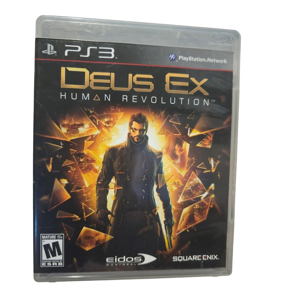 Deus Ex Human Revolution Sony‎ PlayStation 3 PS3 Action RPG Square Enix CIB
